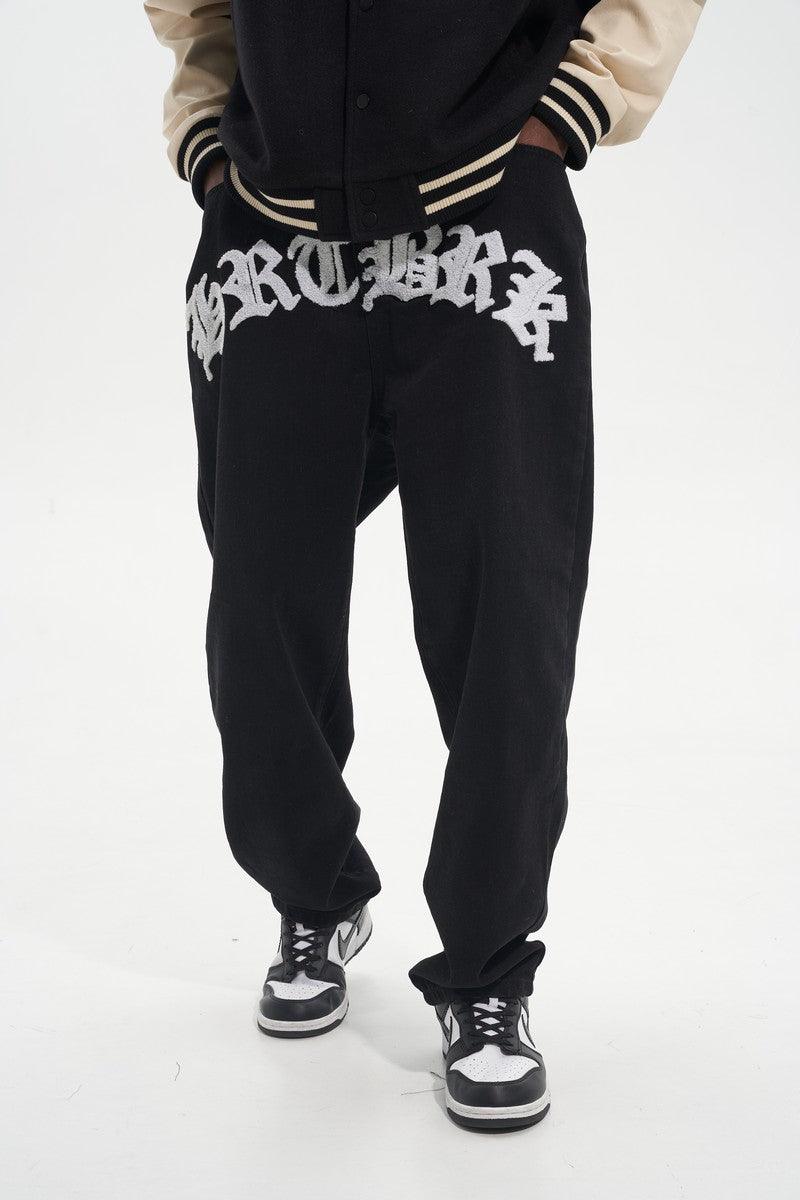 Logo Sherpa Patches Jeans