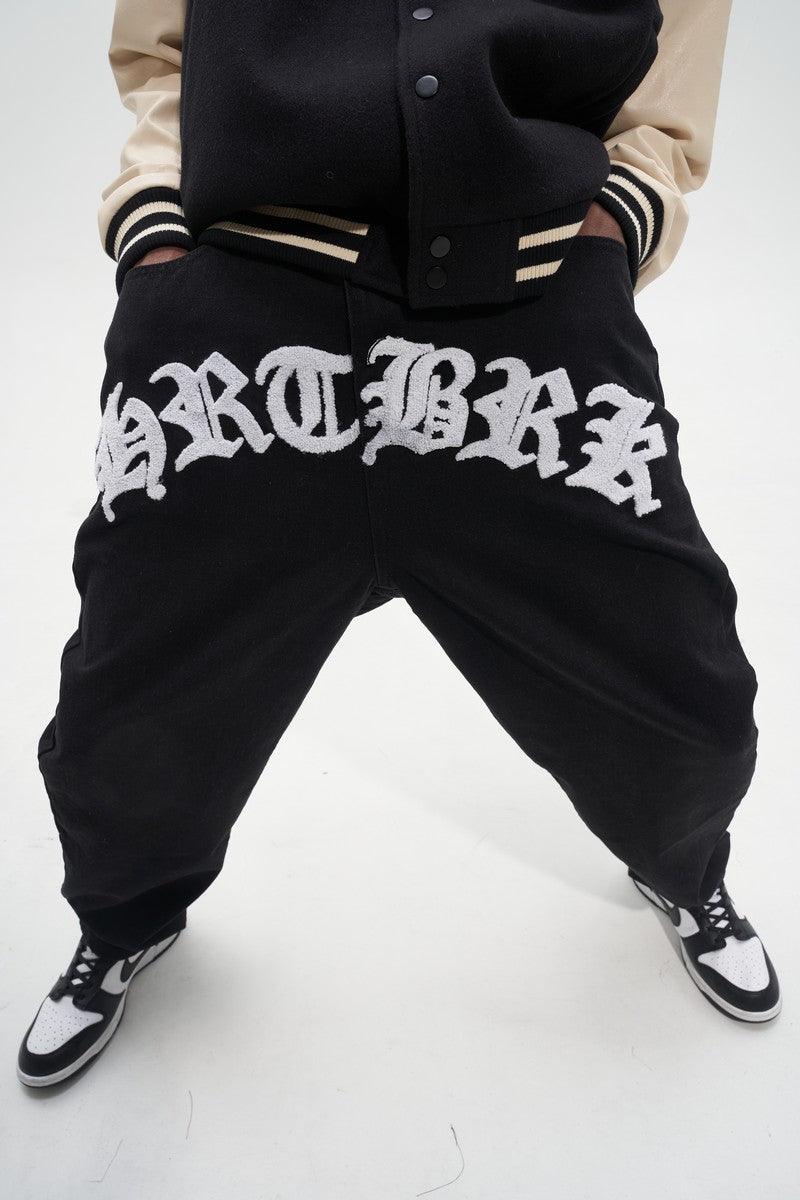 Logo Sherpa Patches Jeans