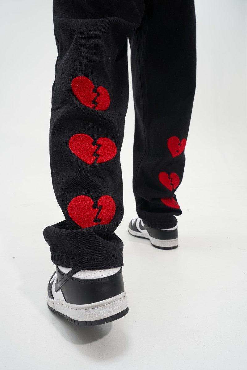 Logo Sherpa Patches Jeans