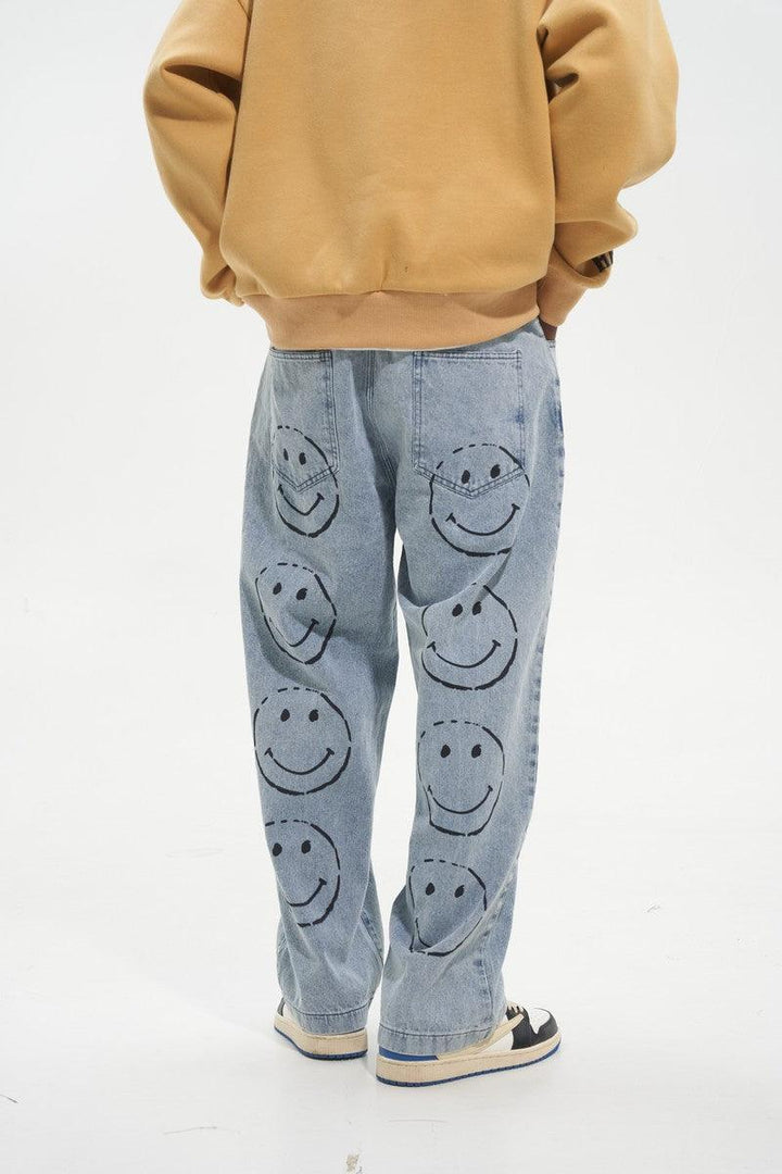Smiley Printed Jeans