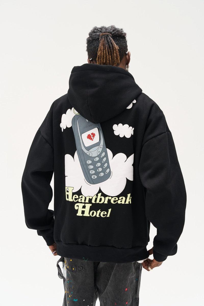 Logo Puff Print Hoodie
