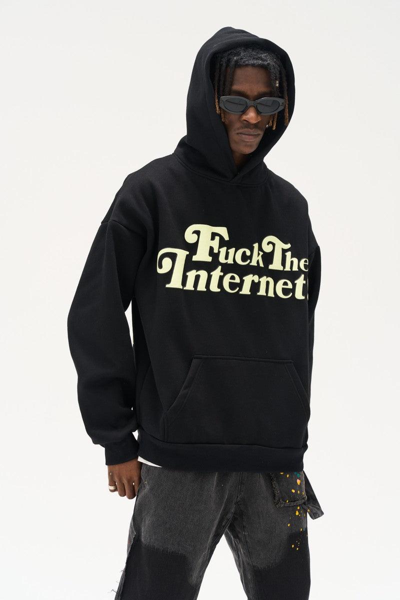 Logo Puff Print Hoodie