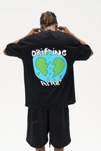 Drifting Apart Puff Print Tee