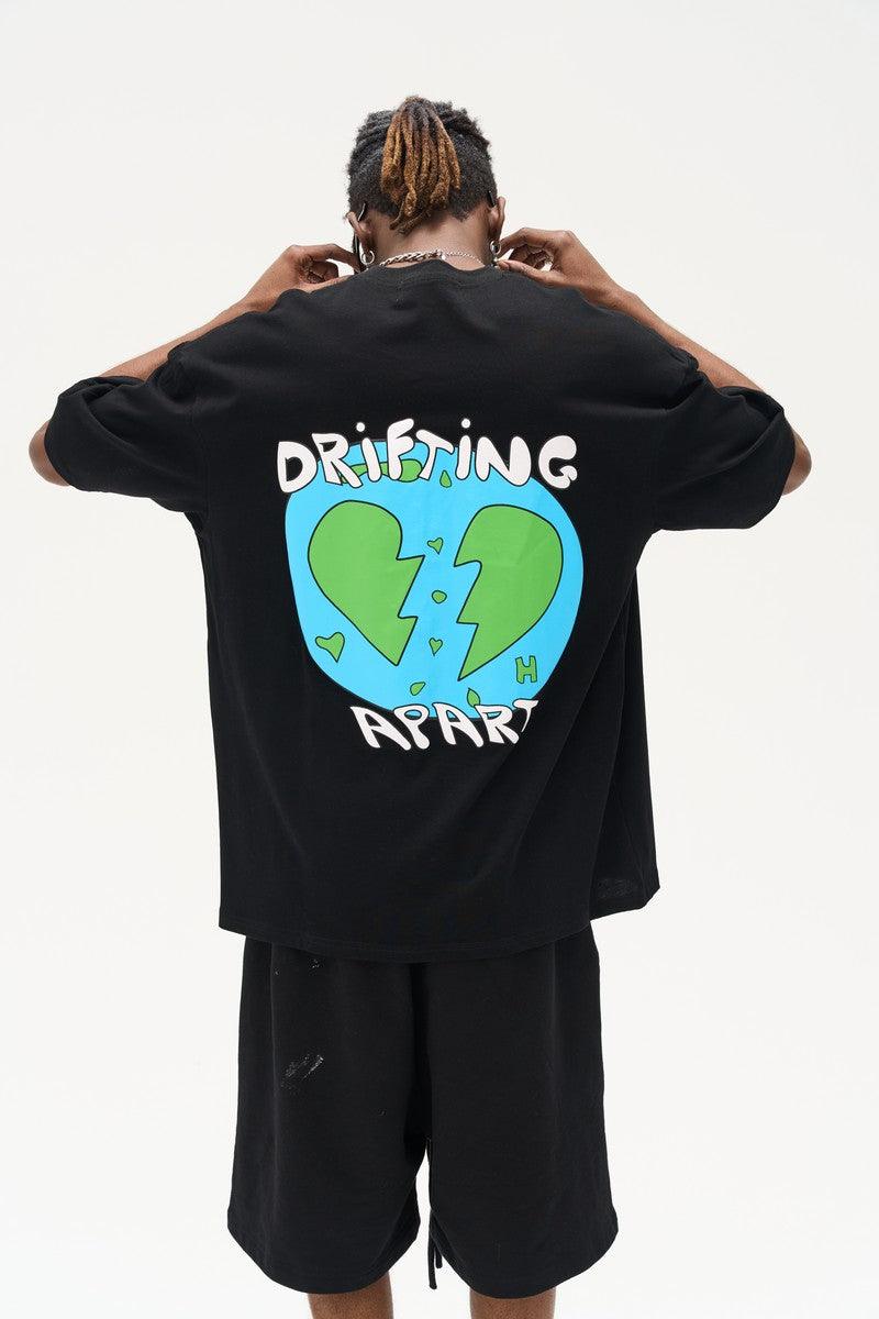 Drifting Apart Puff Print Tee