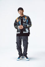 Antidote Multi-Pocket Gray Straight Trousers