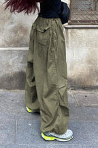 Light Loose Drawstring Cargos