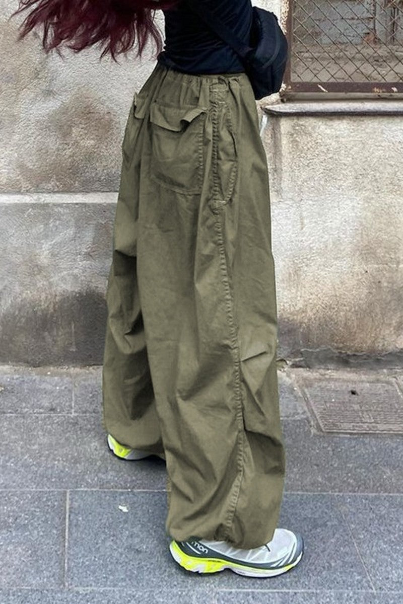 Light Loose Drawstring Cargos