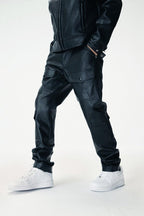 Antidote Multi-Pocket PU Leather Trousers - UK Only