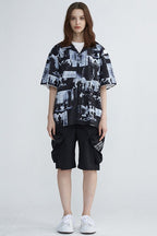 Old Order Movie Print Cuban Shirt
