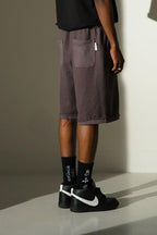 Empty Reference Raw Knitted Shorts