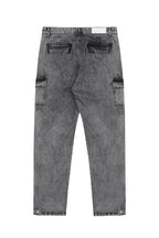 CZ Dark Buttons Cargo Jeans