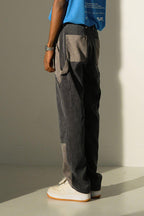 Empty Reference Corduroy Patches Trousers