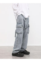 CZ Washed Straps Cargo Jeans