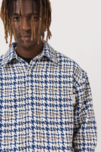 Empty Reference Houndstooth Wool Heavy L/S Shirt