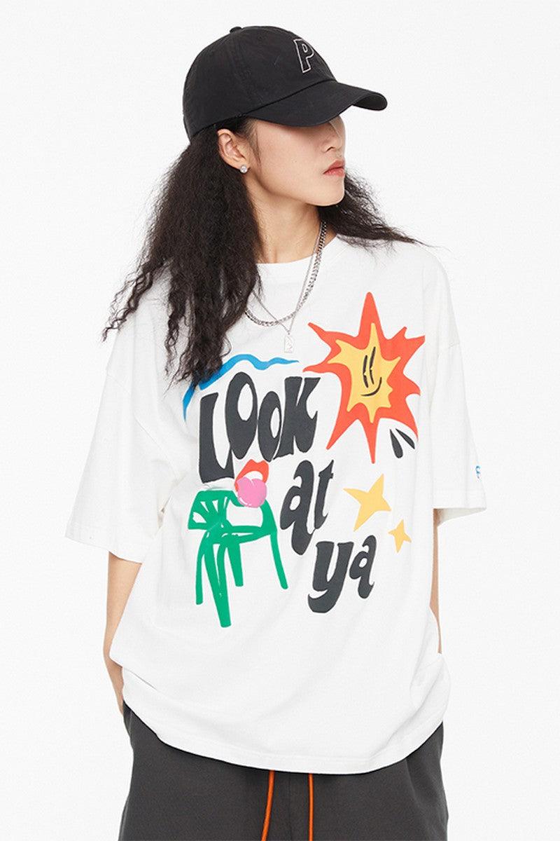 Foam Print Spark Tee