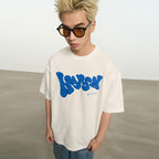 Bubble Embroidered Logo Tee