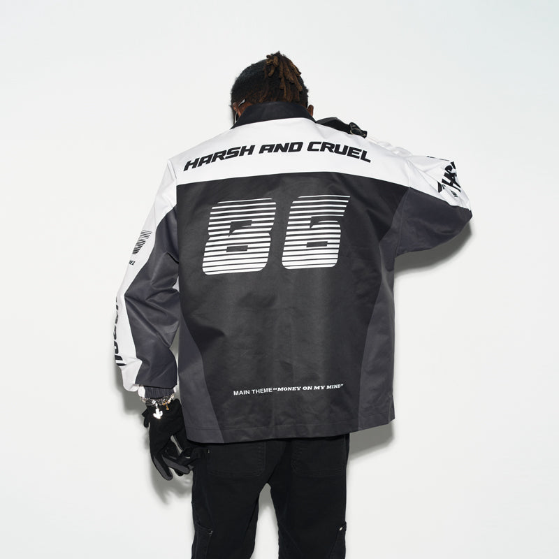 H/C Colorblock Logo Racing Coach Jacket
