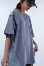 Center of Rotation Futuristic Shape Stitched Tee