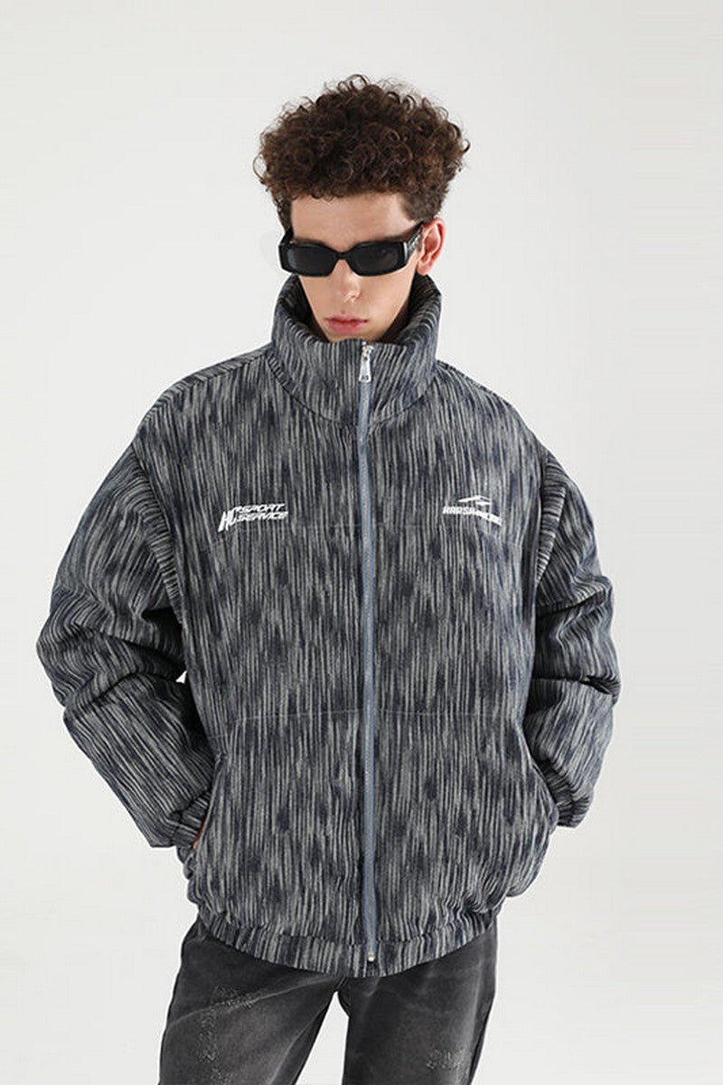 H/C Custom Jeans Logo Padded Down jacket