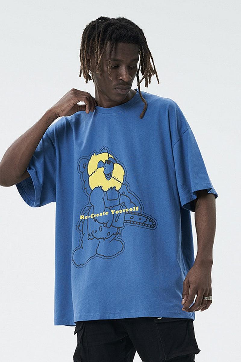 Center of Rotation Chainsaw Bear Print Tee