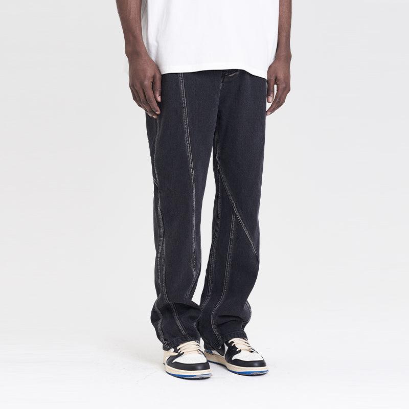 H/C Deconstructed Washed Jeans