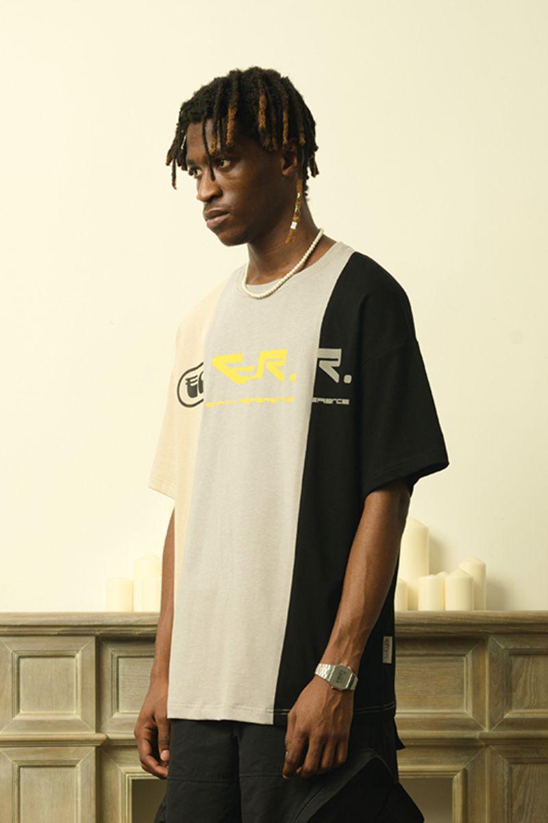 Empty Reference Mixed Stitched Tee