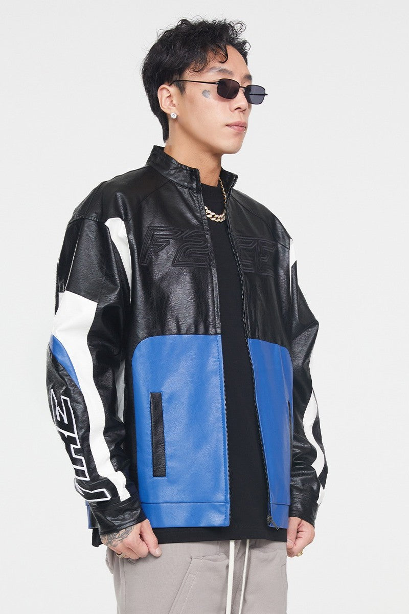 F2CE Logo Lether Jacket