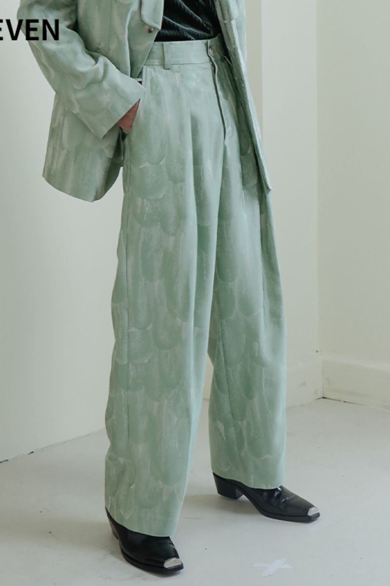 Mix7 Mint Green Suit Trousers - UK Only