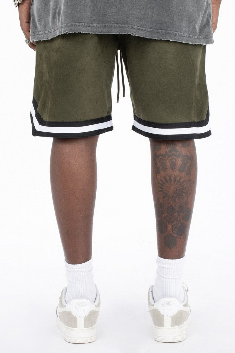 CZ Suede Basketball Shorts