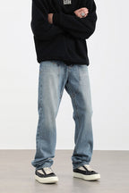 CZ Loose Stitched Straight Jeans
