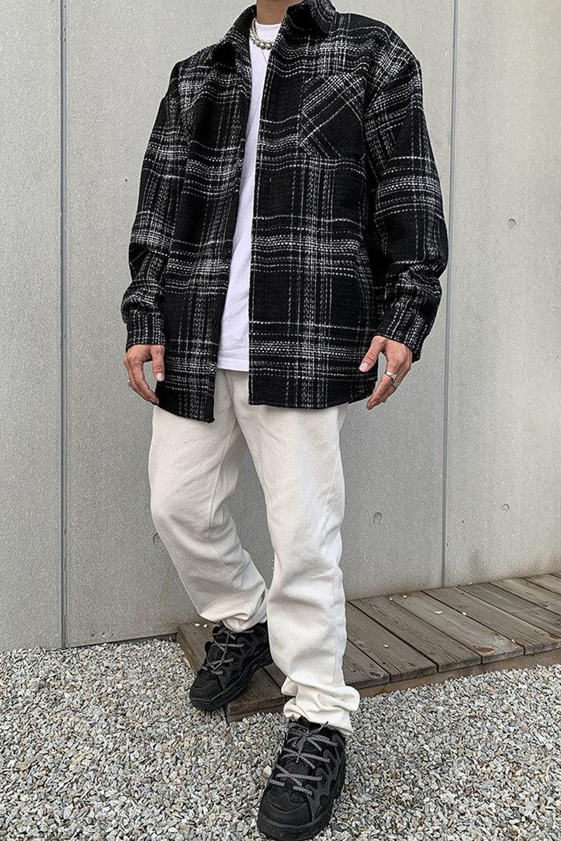 CZ Woolen Plaid Shirt