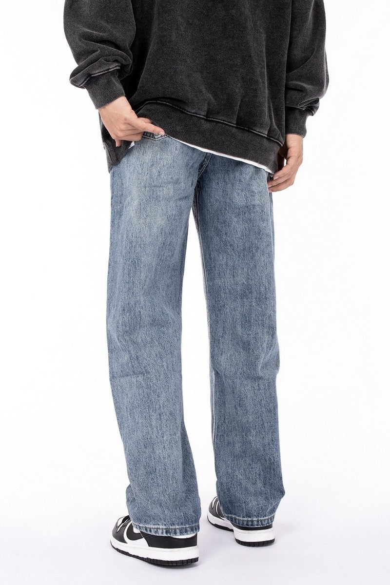 CZ Straight Washed Jeans