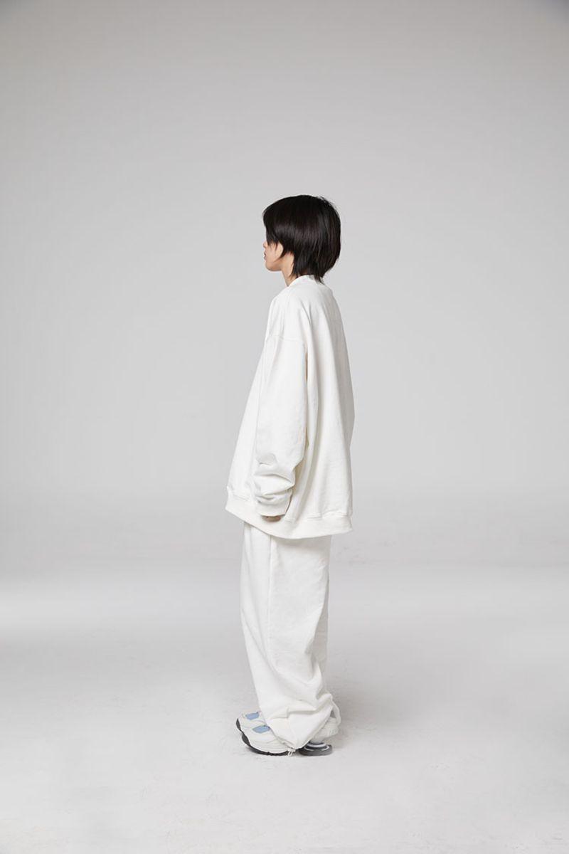 CZ White Loose Sweatpants