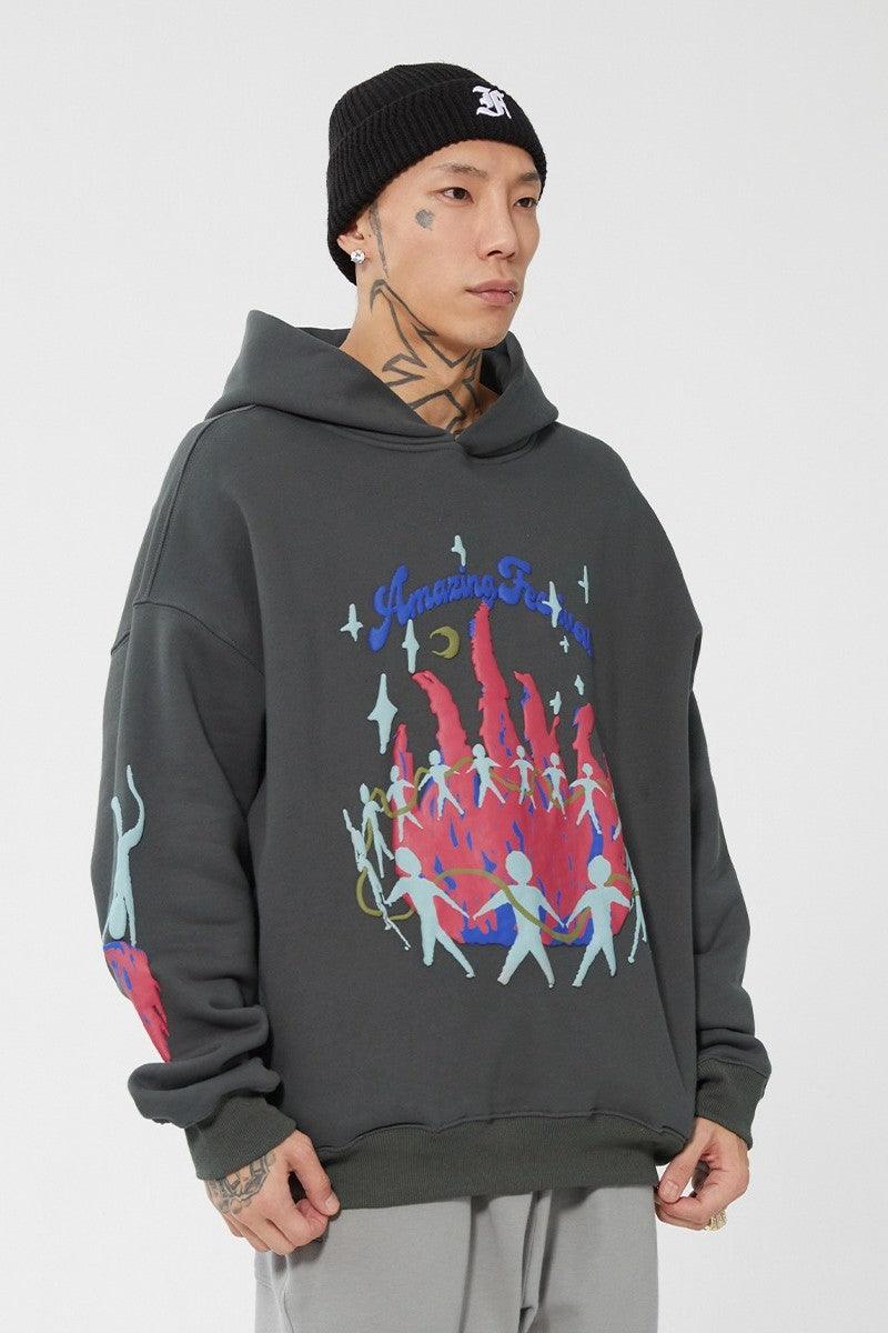 F2CE Festival Foam Print Hoodie
