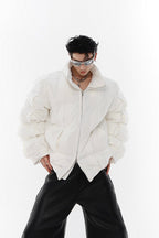 AC Pleated Zip Jacket