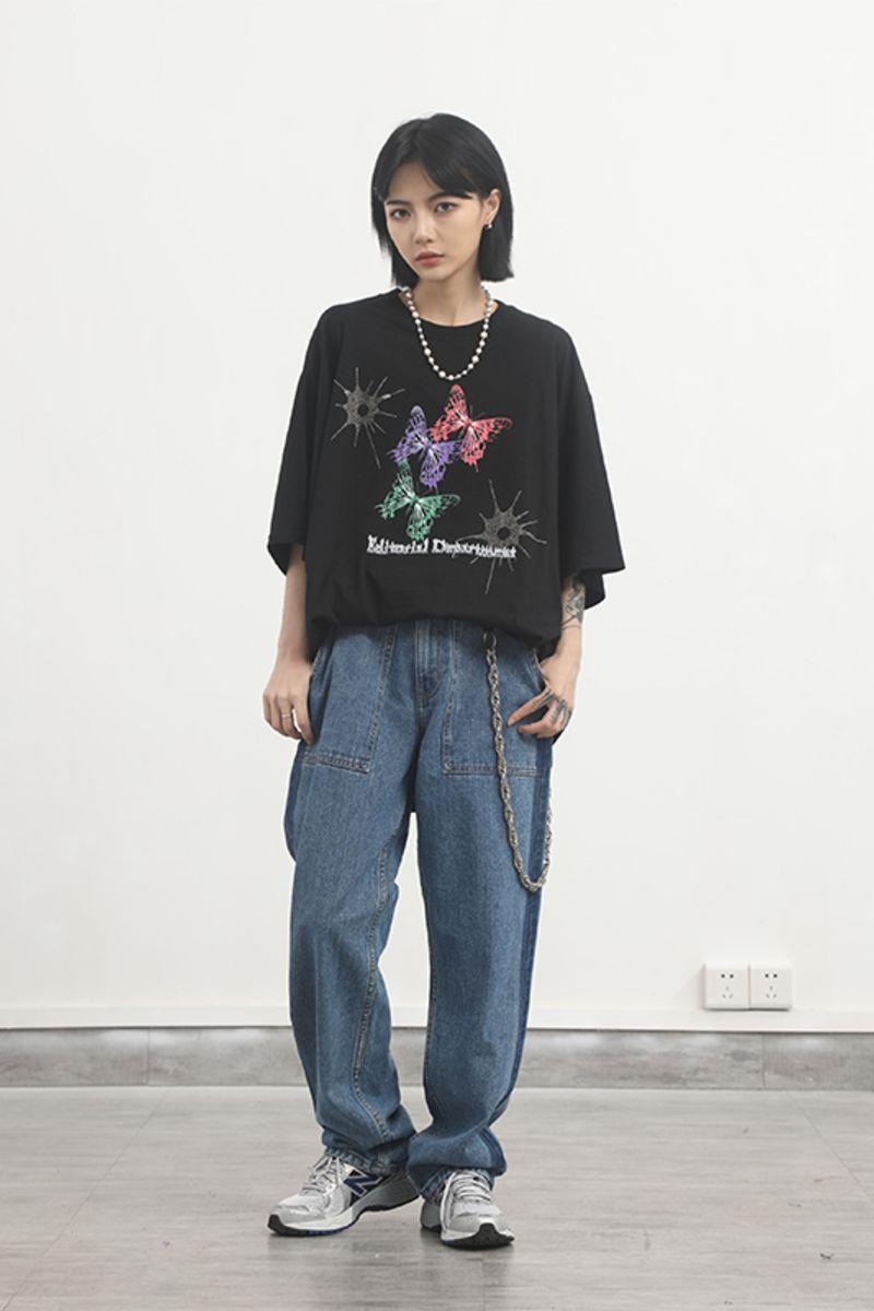 CZ Loose Track Jeans