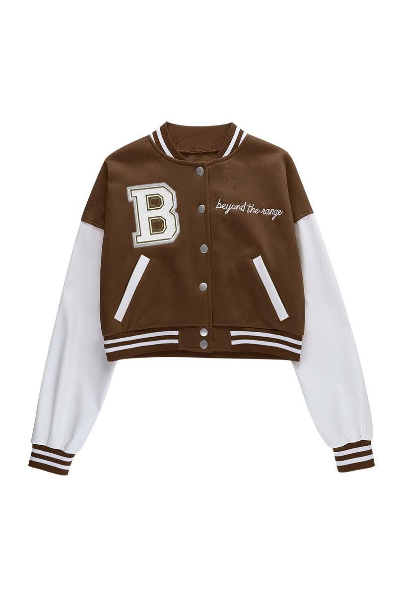 CZ B Embroidered Varsity Jacket