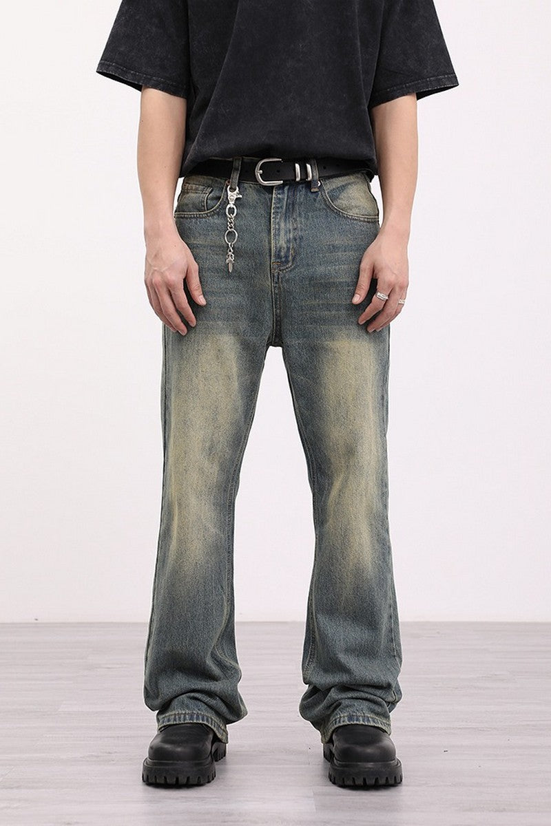 Washed Yellow Mud Jeans