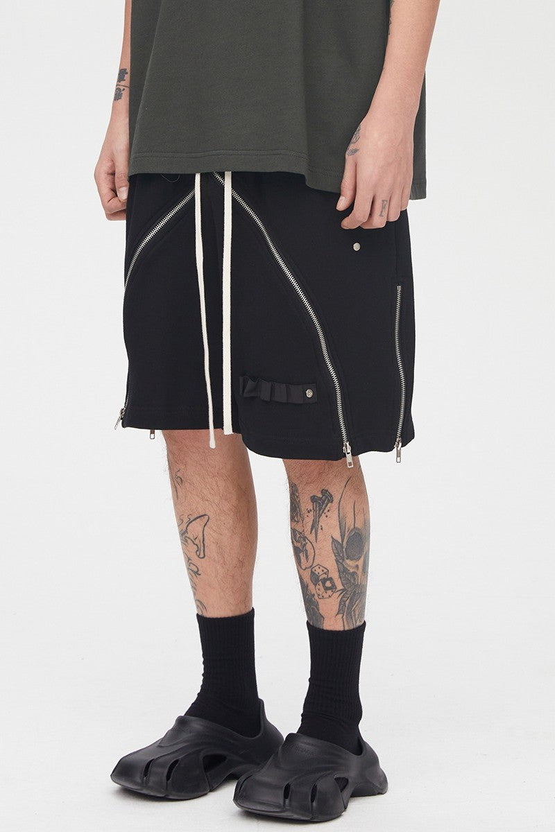 Zipper Logo Shorts