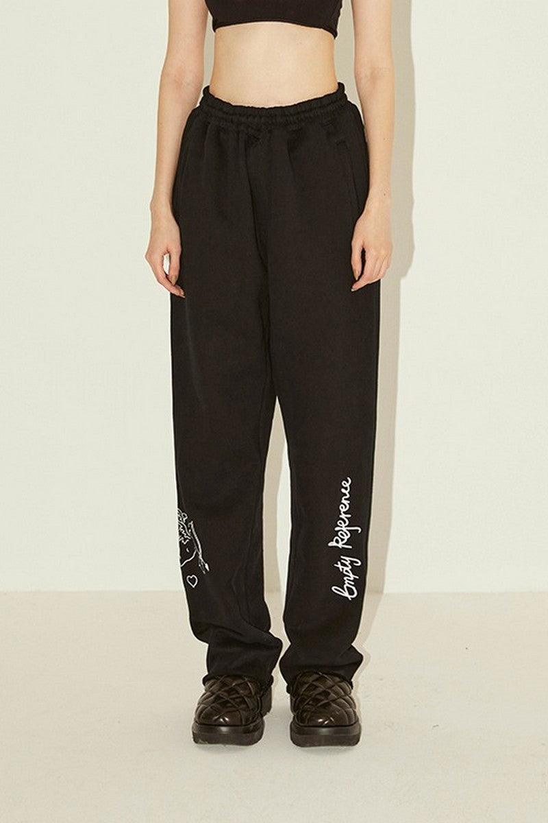 Empty Reference Logo Knitted Sweatpants