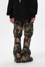 CZ Splash Ink Camo Flared Trousers