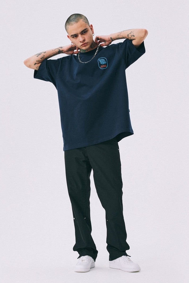 Antidote Globe Print Logo Tee