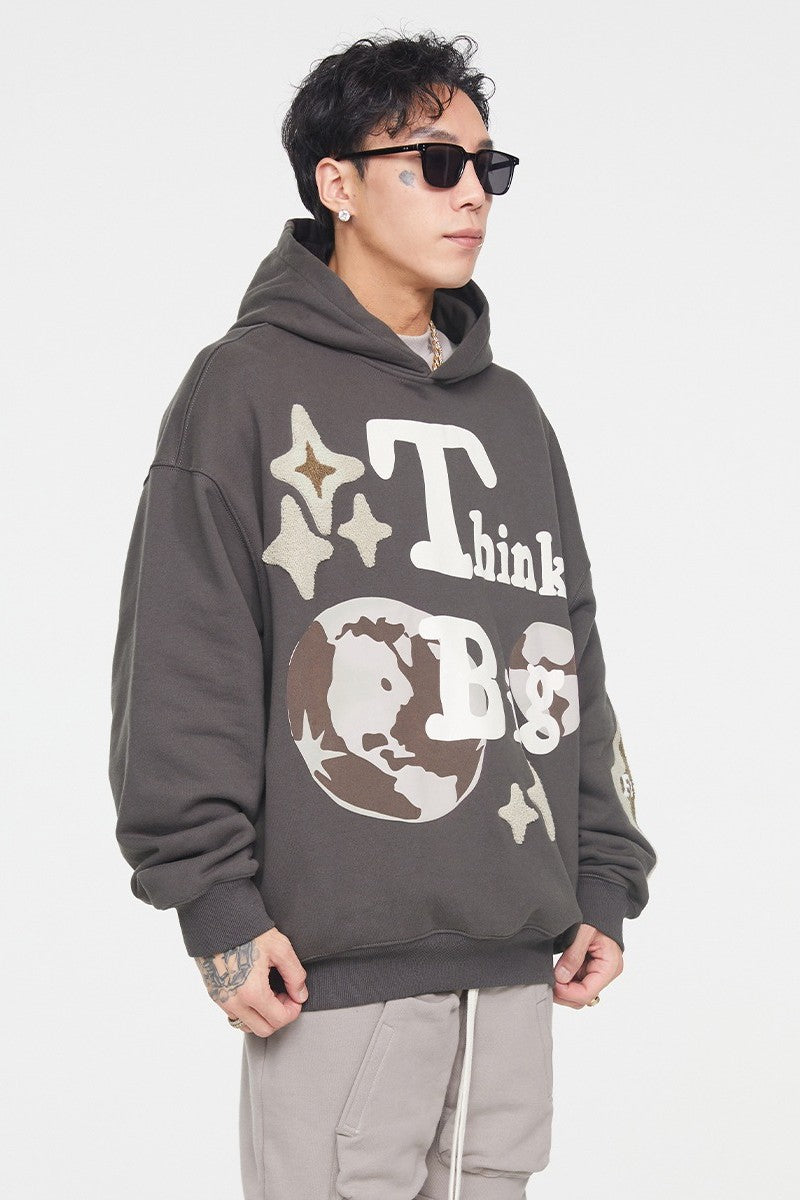 F2CE Think Big Foam Print Hoodie