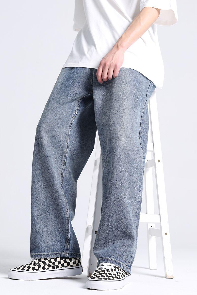 CZ Washed Loose Jeans - UK Only