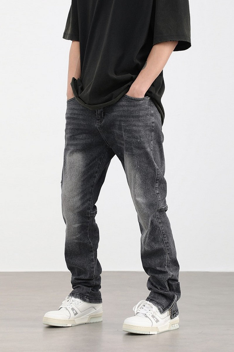 Zipper Regular Jeans