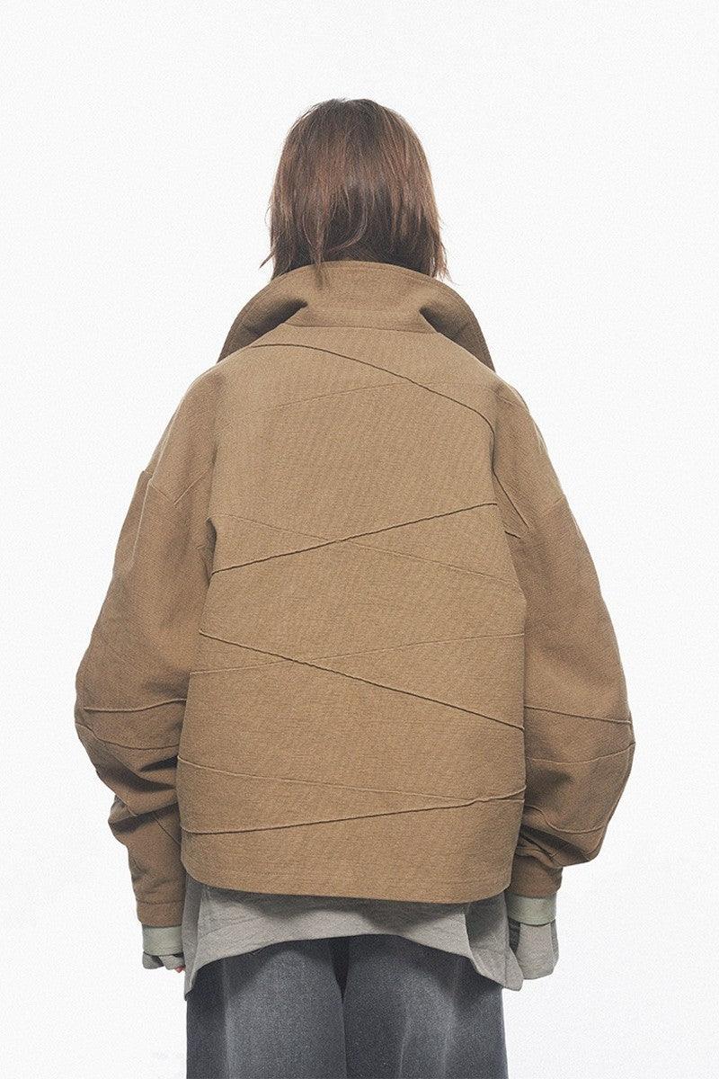 BNP Irregular Stitched Logo Jacket