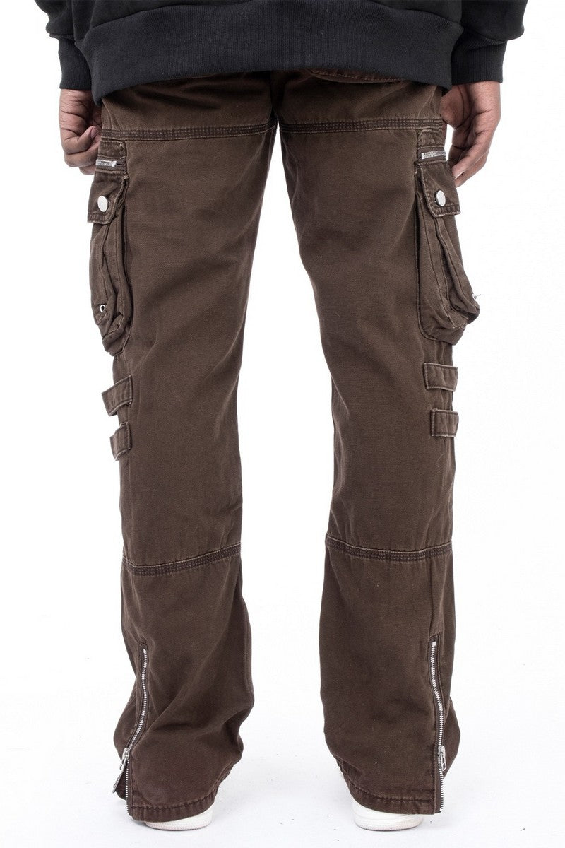 Pockets Straight Trousers
