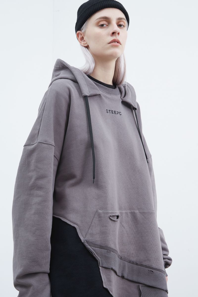 STEEPC Deconstructed Logo Hoodie