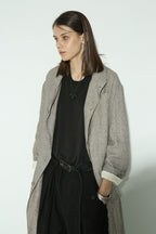 Unknown World Plaid Distressed Coat