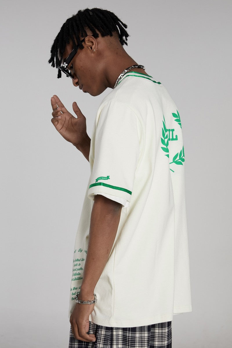 STEEPC Embroidered Logo Baseball Tee